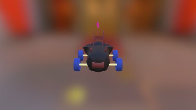 Game Car 3D Model