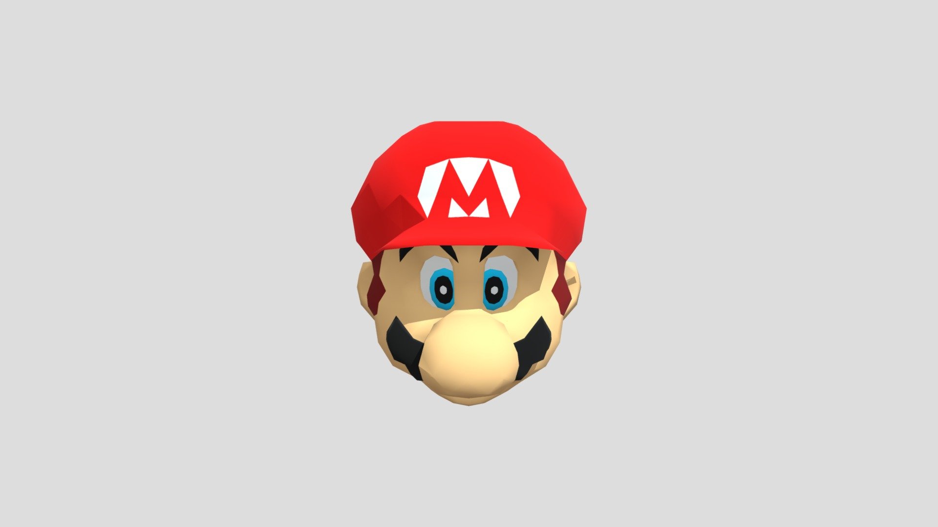 Nintendo 64 - Super Mario 64 - Marios Head - Download Free 3D model by ...