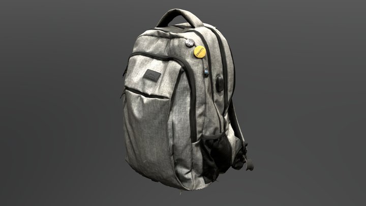 Backpack - 250k Faces 3D Model