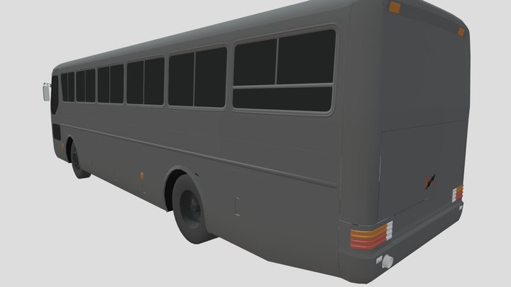 1989 M MB O-371R BUS (V12 GAS) (UK) 3D Model