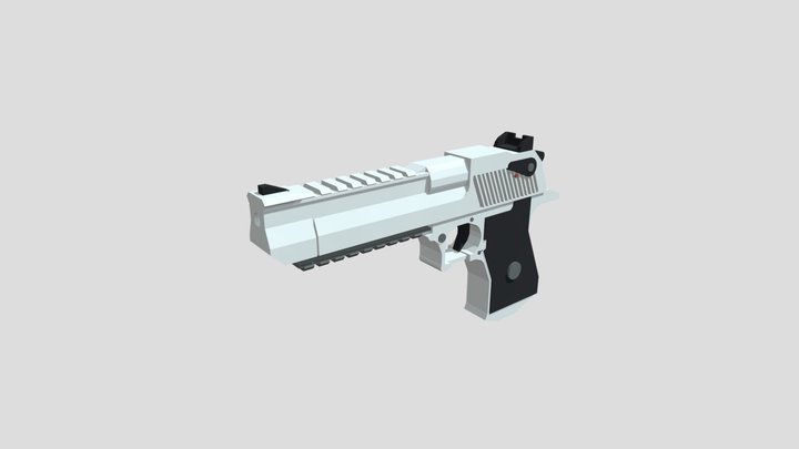 Minecraft texture DesertEagle 3D Model