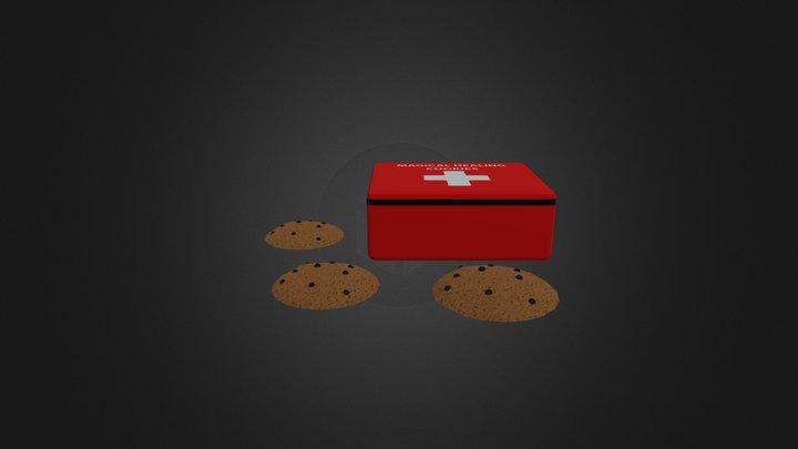 Magical Healing Cookies "Restoration" 3D Model