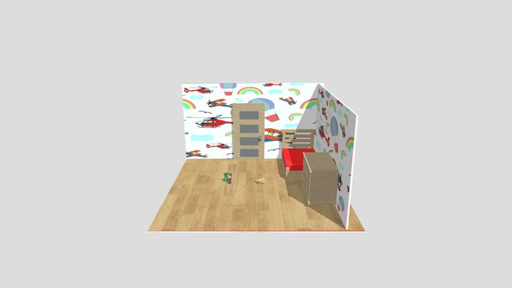 Chambre pour enfant 3D Model