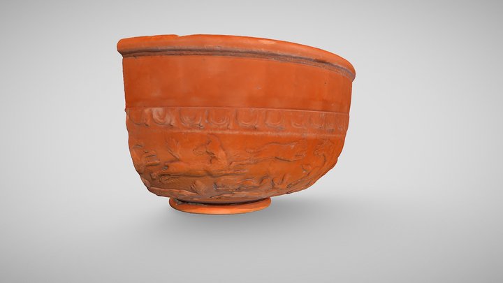 Roman Samian Ware Fragment: Nantwich Museum 3D Model