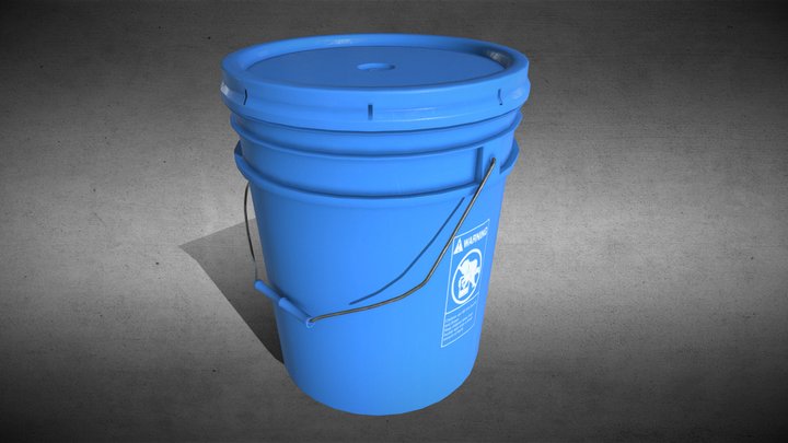 5 Gallon Bucket 3D Model