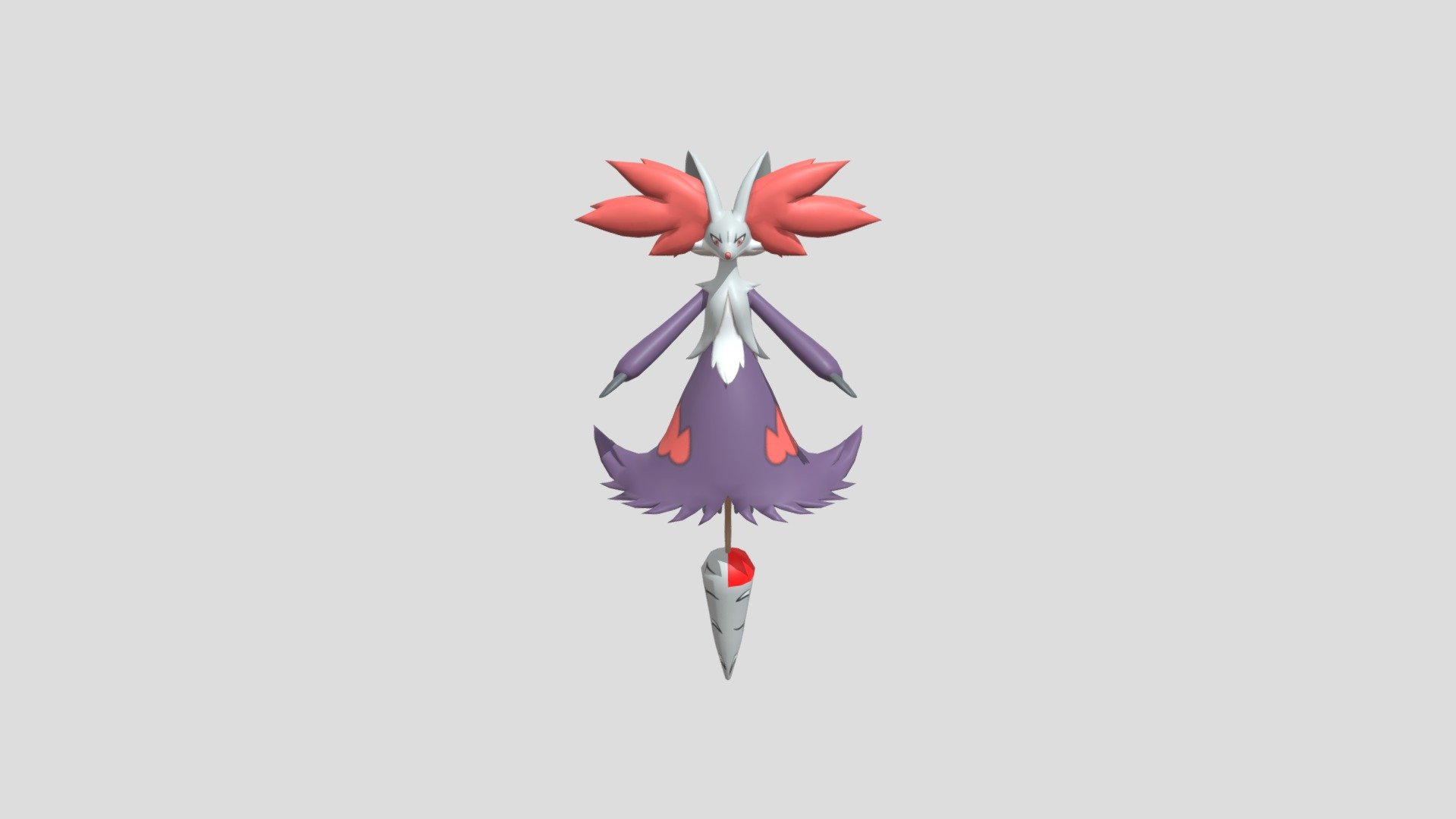 Shiny Delphox - Pokemon - Download Free 3D model by Chechorams16 ...