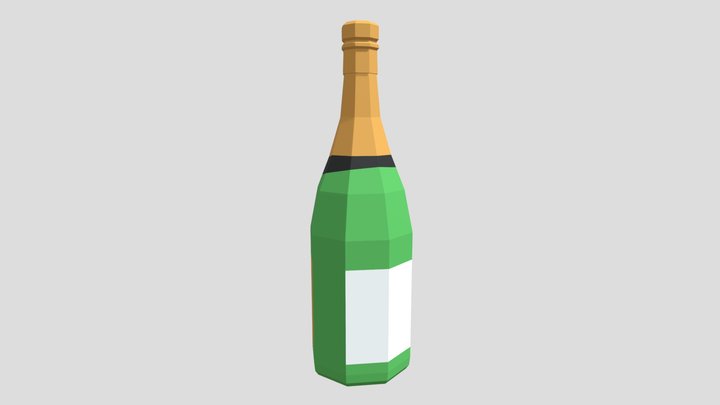 Champagne 3D Model