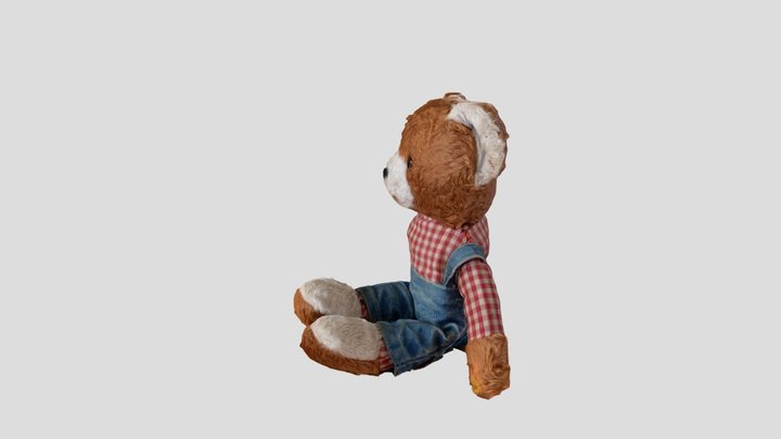 Teddy Bear RealityCapture Scan 3D Model