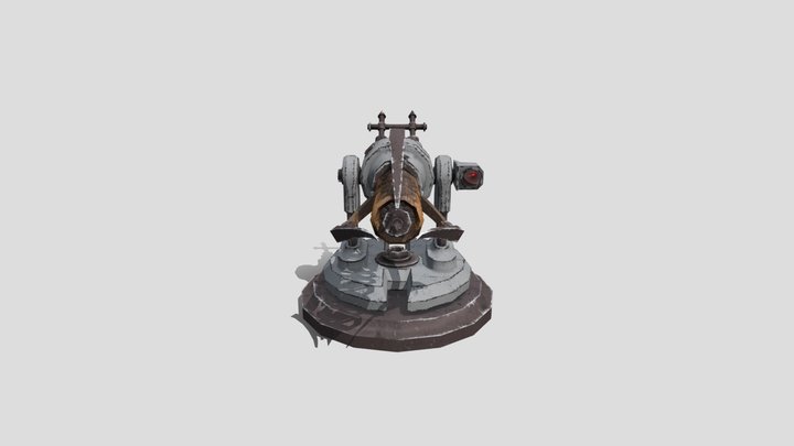 Coil Turret 3D Model