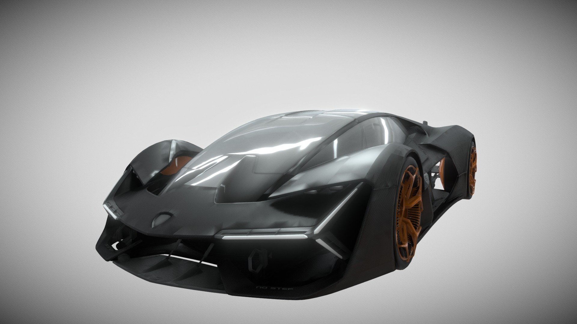 Lamborghini Terzo Millieno - Download Free 3D model by Christopher ...