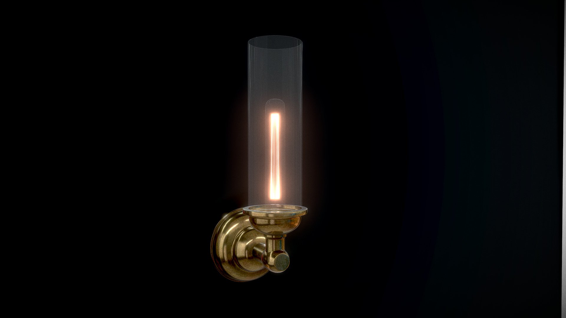 Brass Wall Lamp