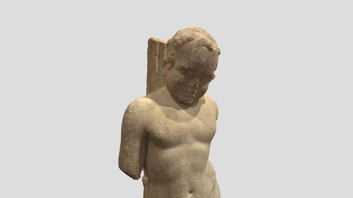 statue of boy 3D Model