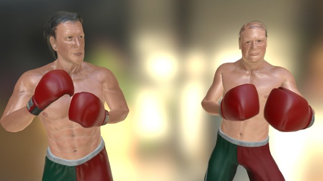 Boxing Stance 3D Model