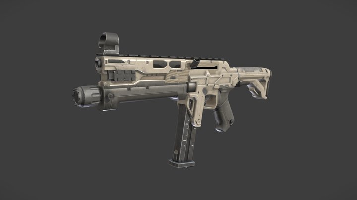 Kuda - BO3 | University Hard Surface Study 3D Model