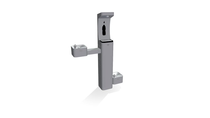 Haws Outdoor Bottle Filler | Model 3612 3D Model