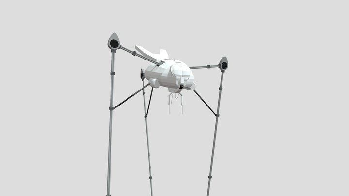 Jeff Wayne Tripod 3D Model