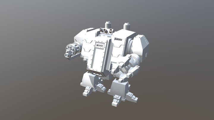 Dreadnought - Modelling practice - WIP 3D Model