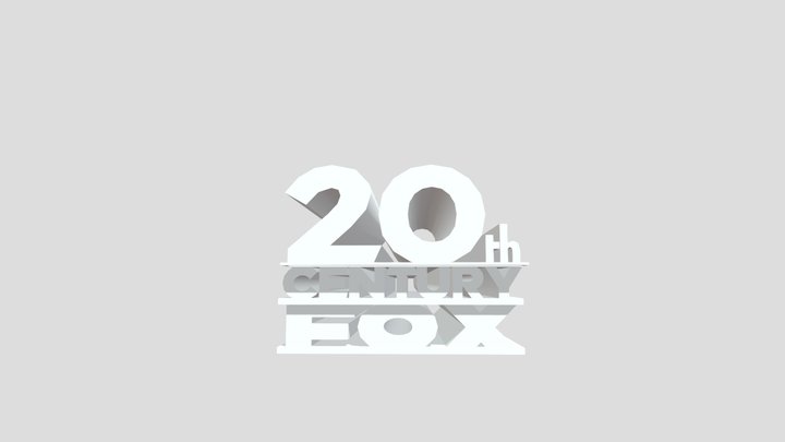 20th century Fox model 3D Model