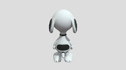Snoopy - 3D model by Kia (@Persin) [f61d125] - Sketchfab