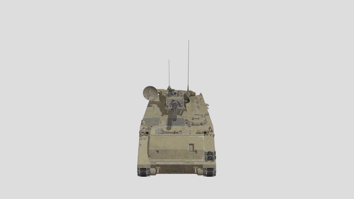 M163 (Gulf War) (War Thunder) 3D Model