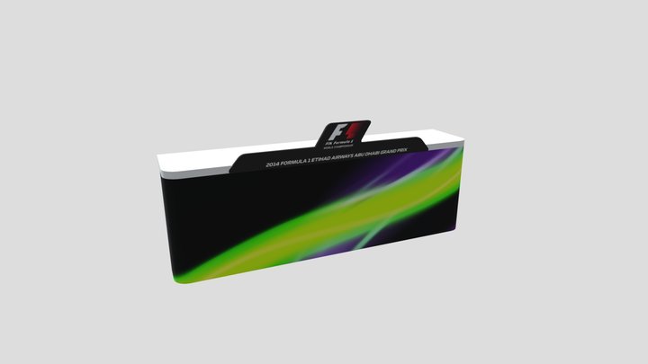 F1 2014 Abu Dhabi Press Conference Table 3D Model