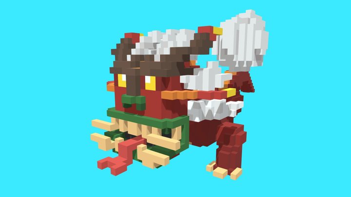 Voxel Monsters - Cloud Eater 3D Model