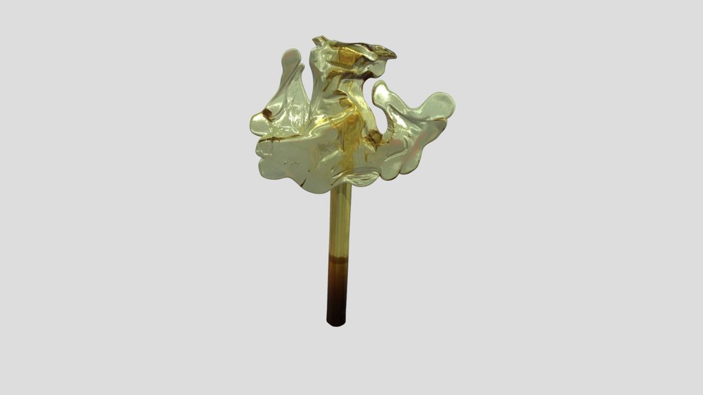 Glass Vertebrae on a Stem