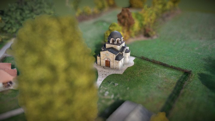 Crkva Uspenja Presvete Bogorodice 3D Model