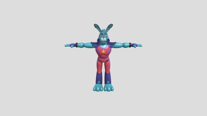 FNAF Glamrock bonnie (Fixed)