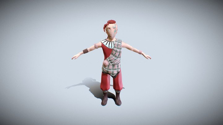 Calpa Character 3D Model