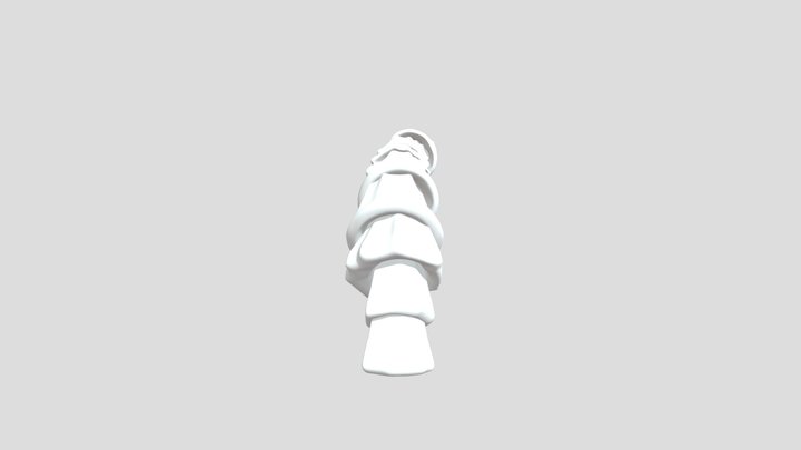 Cloudina Carinata 3D Model
