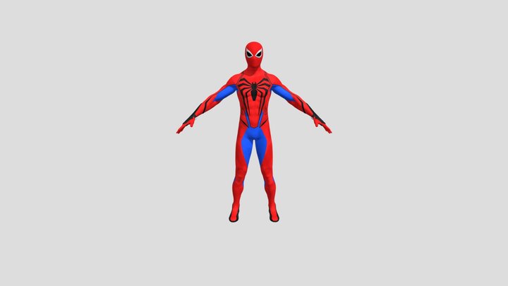 marvels-spider-man-2-spider-man-advanced-suit (1 3D Model