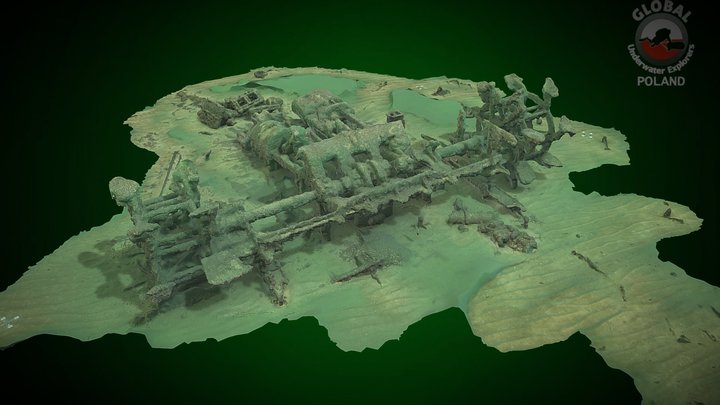Paddle Steamer - Mannheim VII, Baltic Sea 3D Model