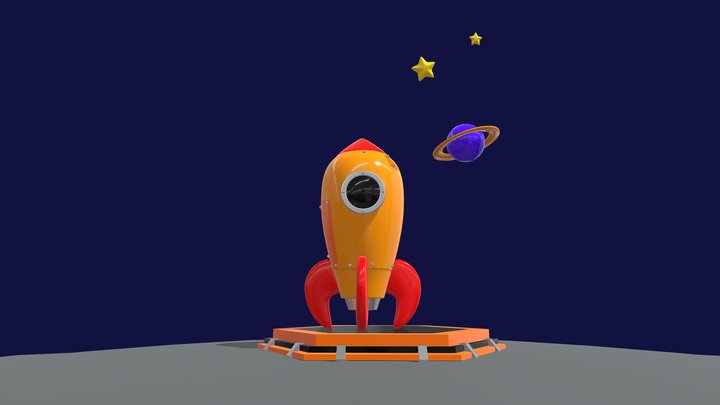 Ракета / Rocket 3D Model