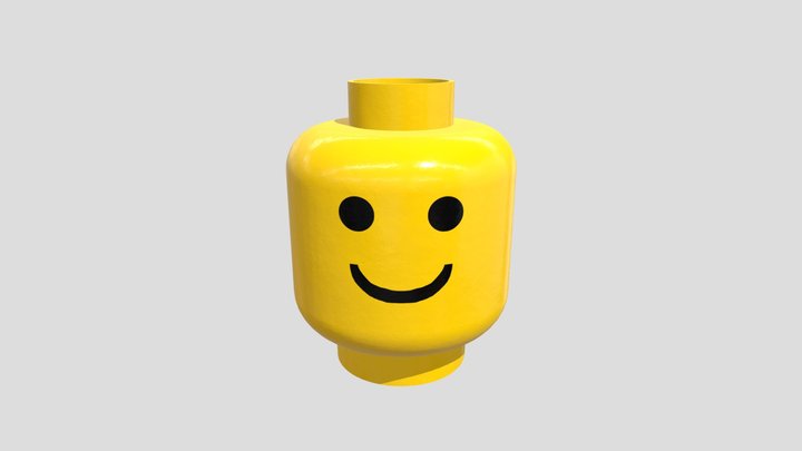 Lego Head 3D Model