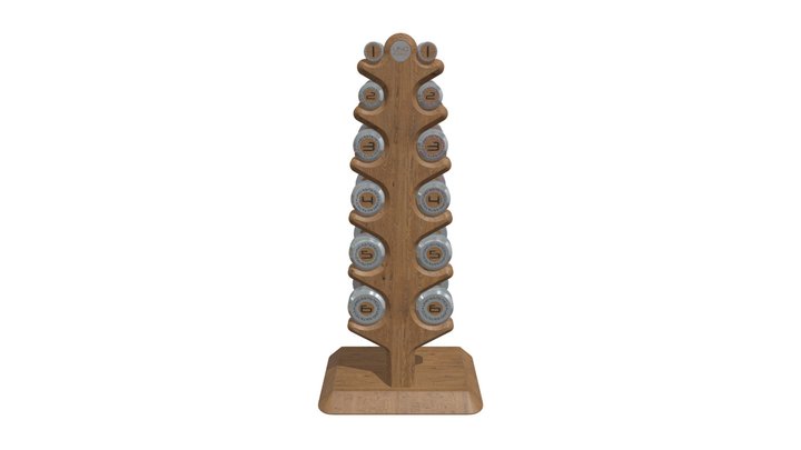 Cистема хранения гантелей UNO Albero Mini – Gratis 3D-model STL