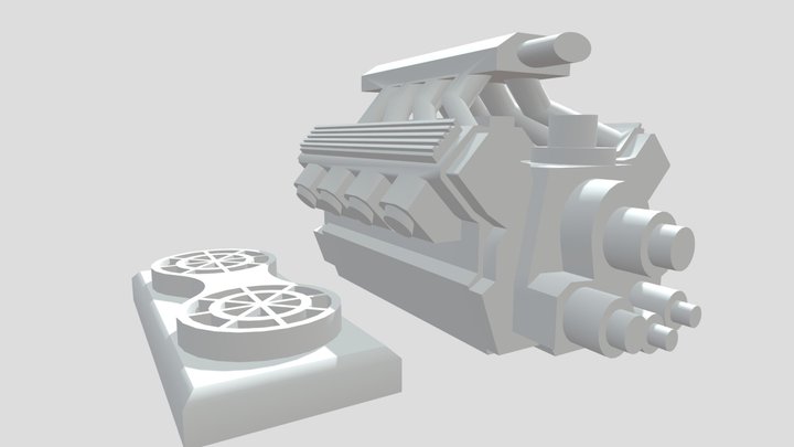 Motor/Engine/Ventilator 3D Model