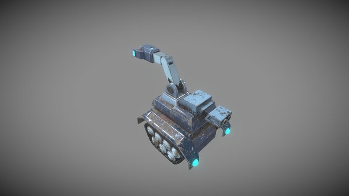 CG_Tank 3D Model