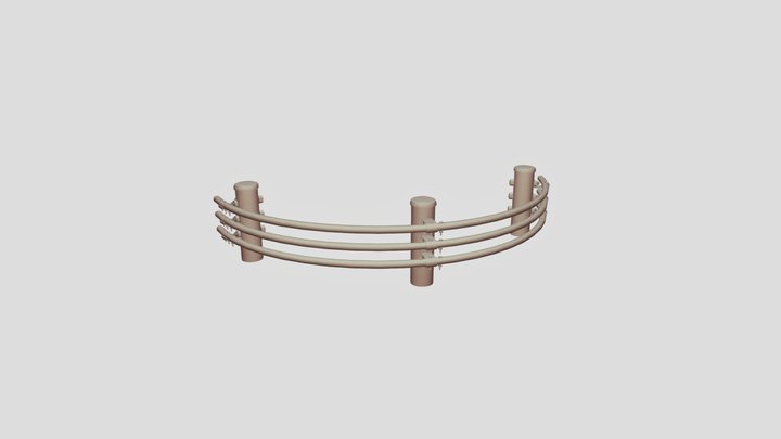 gurad_rail_low 3D Model