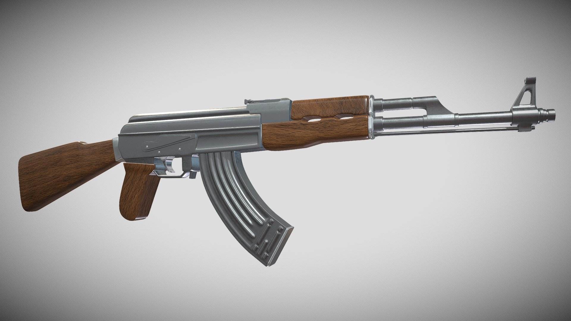 Ak-47 - 3D model by Gustavo Robalino C. (@gus.robalinoc) [93467a1 ...