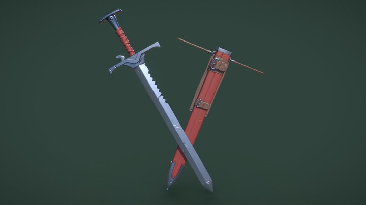 DS - Mercenary's Sword 3D Model