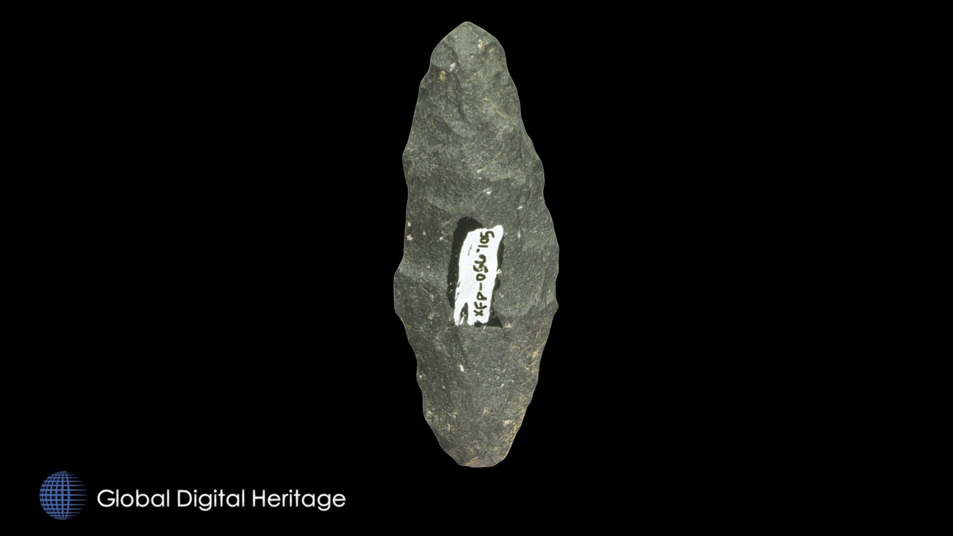 XFP-056 Basalt end blade, Sanak Island, Alaska