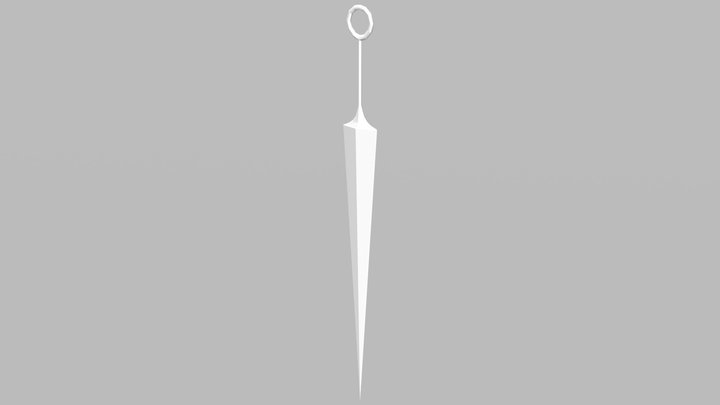 Simple | Hollow Knight Silksong Sword 3D Model