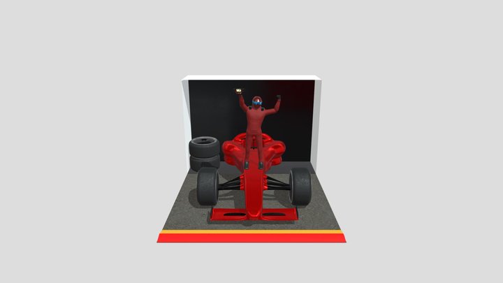 Diorama posado Marco Giampietro 3D Model