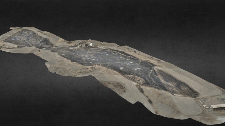 Burn Area 3D Model