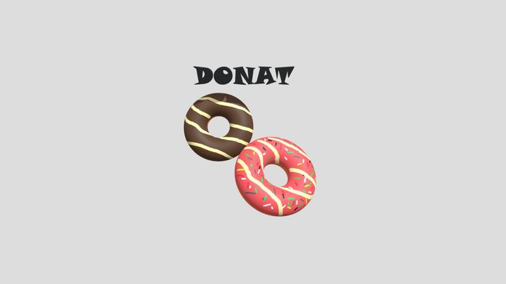 DONAT MANISS 3D Model