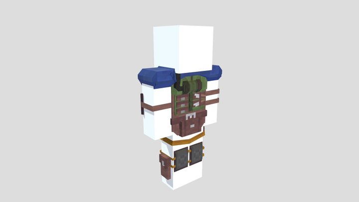 Lether 2 armor | BlockBench 3D Model