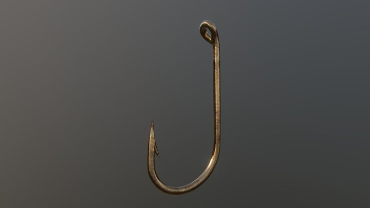 FISHING HOOK V2 3D Model