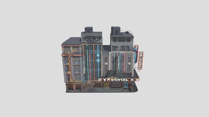東方戲院 Oriental Theatre (1955) 3D Model