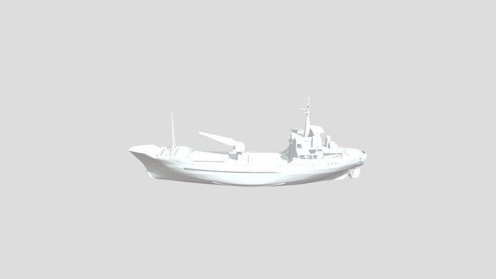 Trường Sa 16 - Vietnam Navy Vessel 3D Model